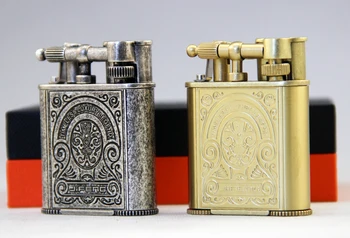 JIFENG Retro Cigarette Cigar Lighter Double Jet Flame Torch Lighter Refillable Windproof Lighter Classic
JIFENG Retro Cigarette Cigar Lighter Double Jet Flame Torch Lighter Refillable Windproof Lighter Classic