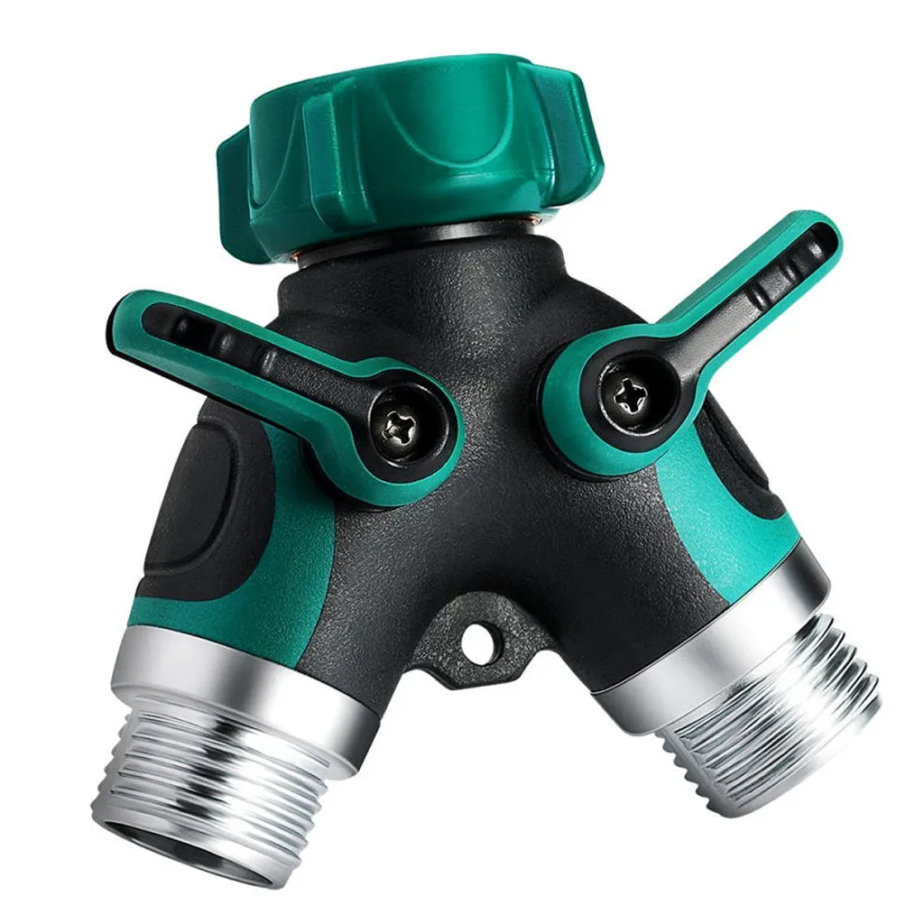 Garden 2-Way Distributor Water Flow Regulable Practical Faucet Y Hose Connector Double water valve Y-type shunt Garden A30615
Garden 2-Way Distributor Water Flow Regulable Practical Faucet Y Hose Connector Double water valve Y-type shunt Garden A30615