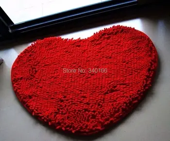 50*60cm-Modern Heart Shape Microfiber Chenille Carpet Heart Cushion Shaggy Mats Waste-absorbing Slip-resistant Pad 13 Colors
50*60cm-Modern Heart Shape Microfiber Chenille Carpet Heart Cushion Shaggy Mats Waste-absorbing Slip-resistant Pad 13 Colors