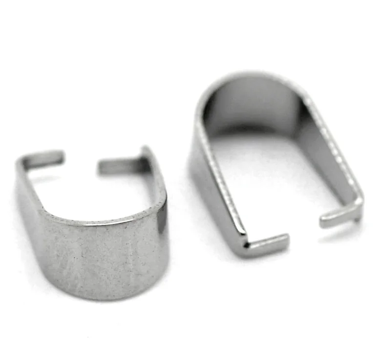 LASPERAL 100PCs Stainless Steel Pinch Clips Bail Connectors Jewelry Findings Components DIY Accessories Silver Tone 10x8mm
LASPERAL 100PCs Stainless Steel Pinch Clips Bail Connectors Jewelry Findings Components DIY Accessories Silver Tone 10x8mm