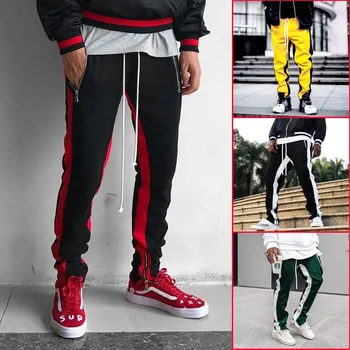 BINHIIRO men's casual pants stitching mixed cotton micro-elastic jogging trousers men 2018 autumn fashion casual trousers K55
BINHIIRO men's casual pants stitching mixed cotton micro-elastic jogging trousers men 2018 autumn fashion casual trousers K55