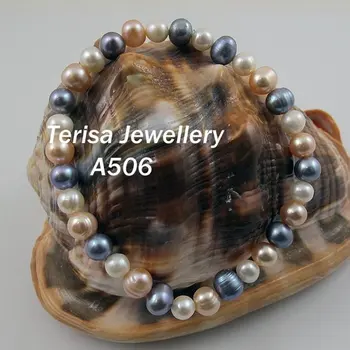 New Free Shipping A506#Grade AAA.Natural Fresh Water Pearl Mix Color Barcelet.Size:6-7mm.Elastic Bracelet.10pcs/lot
New Free Shipping A506#Grade AAA.Natural Fresh Water Pearl Mix Color Barcelet.Size:6-7mm.Elastic Bracelet.10pcs/lot