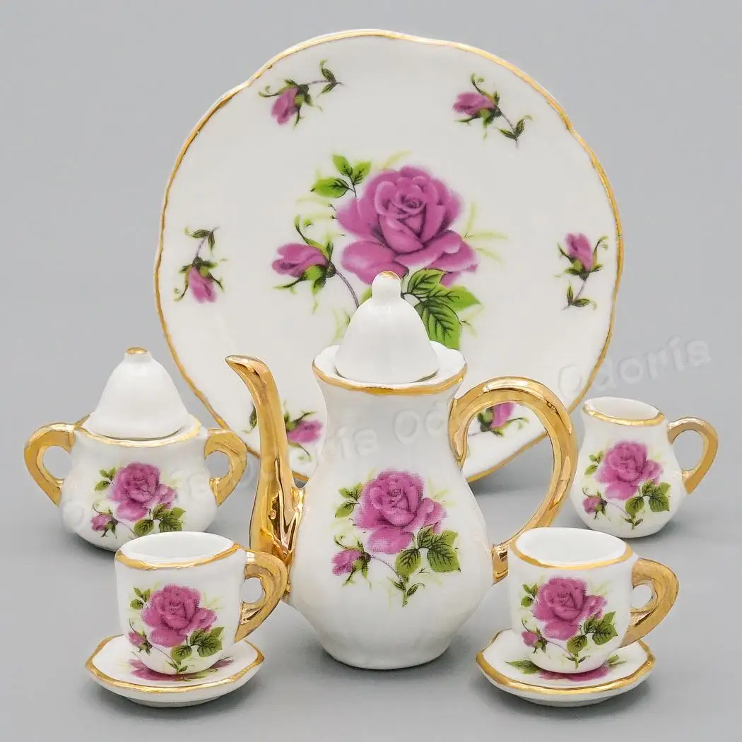 Odoria 1:6 Miniature 8PCS Porcelain Tea Cup Set Purple Ceramic Tableware Dollhouse Kitchen Accessories for 6" Dolls
Odoria 1:6 Miniature 8PCS Porcelain Tea Cup Set Purple Ceramic Tableware Dollhouse Kitchen Accessories for 6" Dolls