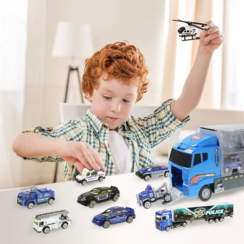 1:64 Kids Toy Car 11 pcs/set Truck Model Engineering Vehicle Toy Flexible Alloy Metal Car Cargo Truck Helicopter Toy
1:64 Kids Toy Car 11 pcs/set Truck Model Engineering Vehicle Toy Flexible Alloy Metal Car Cargo Truck Helicopter Toy