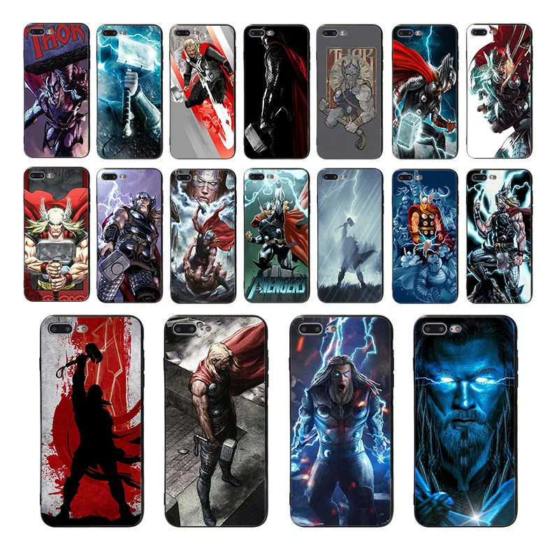 THOR Marvel Soft silicone phone cover case for iphone 7 8 6s 6 plus x xr xs max se 5 5s cool anime design TPU shell Coque Funda
THOR Marvel Soft silicone phone cover case for iphone 7 8 6s 6 plus x xr xs max se 5 5s cool anime design TPU shell Coque Funda