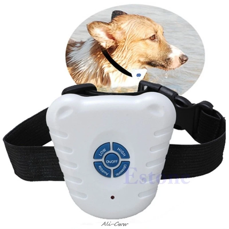 

Waterproof Dog Stop Barking Anti Barking Repeller Control Trainer Training Device Button Clicker Ultrasonic Dog Anti Bark Collar