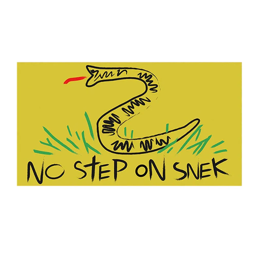 6.5 * 11.5 CM NO STEP ON SNEK DECAL STICKER yellow snake stickers Stick On Case Graffiti Trunk Skateboard Guitar
6.5 * 11.5 CM NO STEP ON SNEK DECAL STICKER yellow snake stickers Stick On Case Graffiti Trunk Skateboard Guitar
