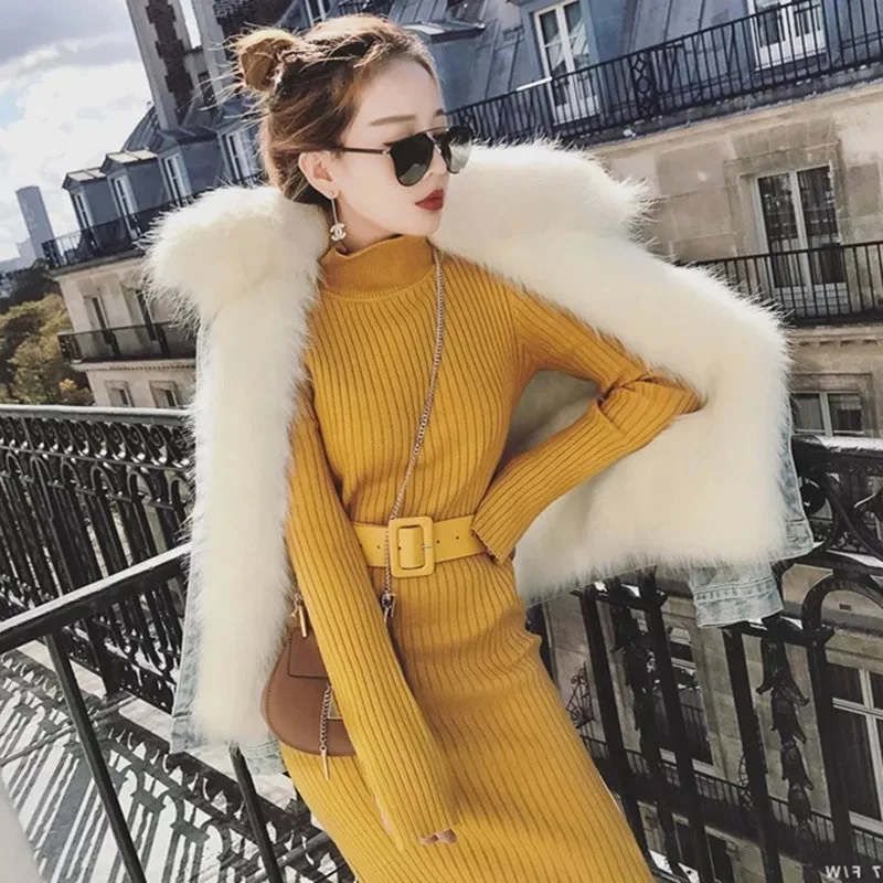 Autumn Warm Charm Women split side Sweater Dress 2019 Fall Winter Long Sexy Lurex Bodycon Dresses with belt Skinny Knitted Dress
Autumn Warm Charm Women split side Sweater Dress 2019 Fall Winter Long Sexy Lurex Bodycon Dresses with belt Skinny Knitted Dress