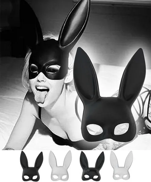 Long Ears Hot Women Girl Sexy Rabbit Black face mask EarsBunny Bondage Halloween Party Mask for front Masquerade Costume Props
Long Ears Hot Women Girl Sexy Rabbit Black face mask EarsBunny Bondage Halloween Party Mask for front Masquerade Costume Props