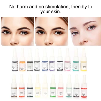 Natural Plant Tattoo Ink Long lasting Body Paint Pigment Semi-Pernament Makeup permanent makeup pigment Inks 20pcs 5ml/bottle
Natural Plant Tattoo Ink Long lasting Body Paint Pigment Semi-Pernament Makeup permanent makeup pigment Inks 20pcs 5ml/bottle
