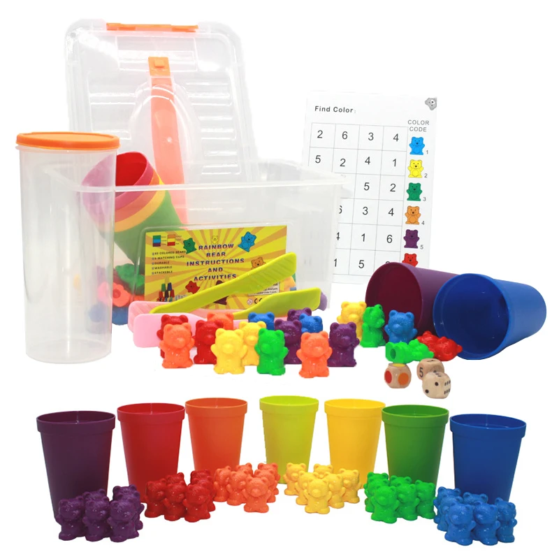 Children Early Learning Montessori Education Bear Digital Cognitive Toys Hand Brain Coordination Bear Set Teaching aids Toy Gift
Children Early Learning Montessori Education Bear Digital Cognitive Toys Hand Brain Coordination Bear Set Teaching aids Toy Gift