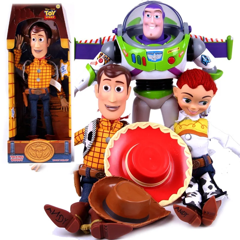 Toy Story 3 Electronic Educational Toys 43cm Plush Stuffed Dolls Talking Jessie Woody PVC Toy Children Gift Free Shipping
Toy Story 3 Electronic Educational Toys 43cm Plush Stuffed Dolls Talking Jessie Woody PVC Toy Children Gift Free Shipping