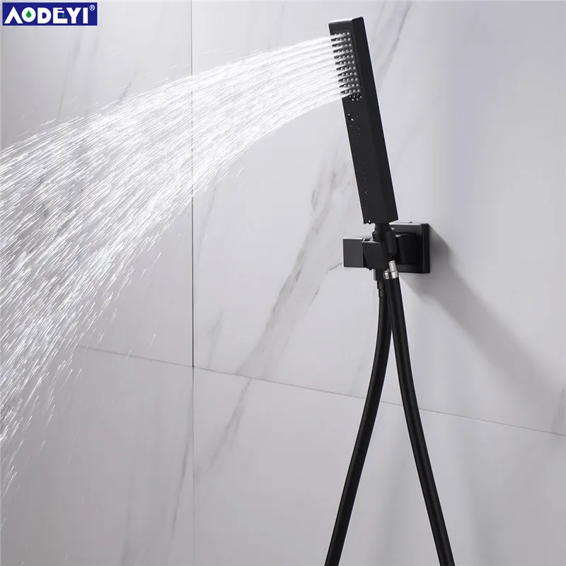 AODEYI Solid Brass Hand Held Shower Head Square Round Copper Handheld Sprayer Wall Connector 1.5M PVC Bathroom Tool
AODEYI Solid Brass Hand Held Shower Head Square Round Copper Handheld Sprayer Wall Connector 1.5M PVC Bathroom Tool