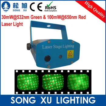 SONGXU 30mW@532nm Green & 100mW@650nm Red Laser Light/SX-MN04 
SONGXU 30mW@532nm Green & 100mW@650nm Red Laser Light/SX-MN04