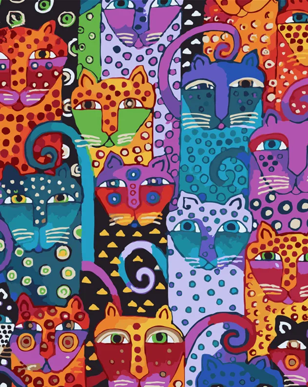 5D Diy Hand Painted Oil Paint by Numbers Drawing Coloring Painting by Number Wall Canvas Picture Home Decor Craft Animals Cats
5D Diy Hand Painted Oil Paint by Numbers Drawing Coloring Painting by Number Wall Canvas Picture Home Decor Craft Animals Cats