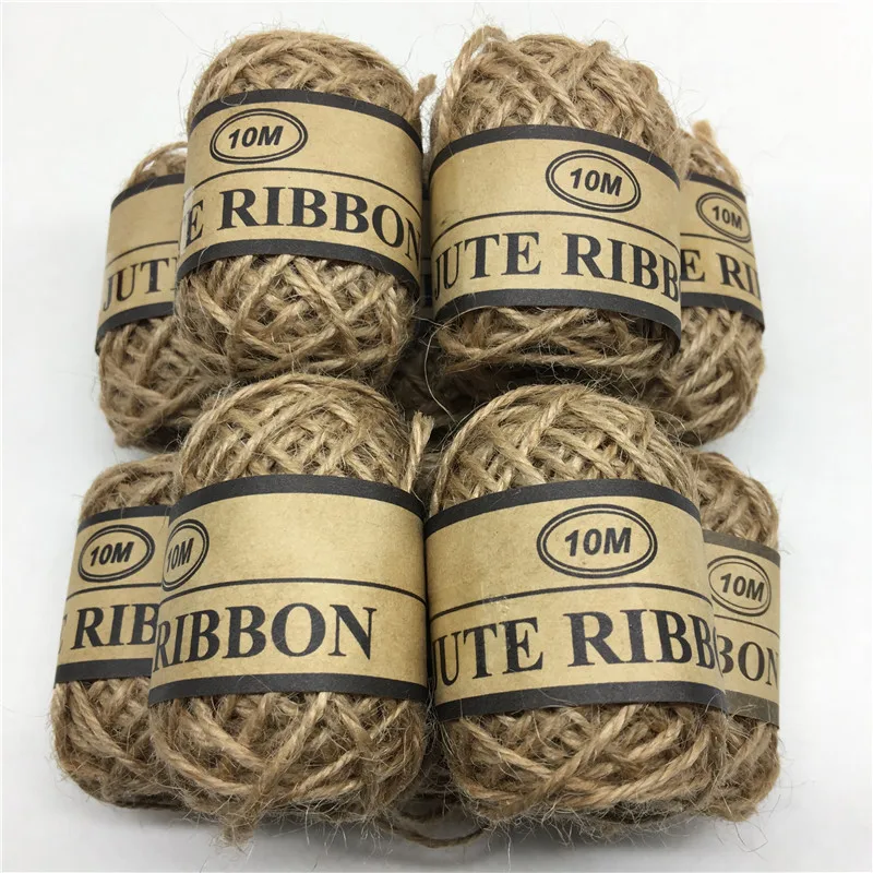 2Roll 10M Natural Brown Jute Hemp Rope Twine String Cord Shank Craft Making DIY Gift Decoration
2Roll 10M Natural Brown Jute Hemp Rope Twine String Cord Shank Craft Making DIY Gift Decoration