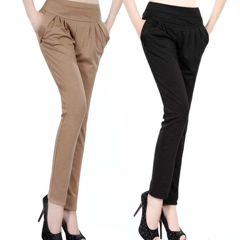 2019 Fashion Harem pants Women High waist woman pencil pants casual stretchy women long trousers plus size S,M,L,XL,XXL,3XXXL 
2019 Fashion Harem pants Women High waist woman pencil pants casual stretchy women long trousers plus size S,M,L,XL,XXL,3XXXL