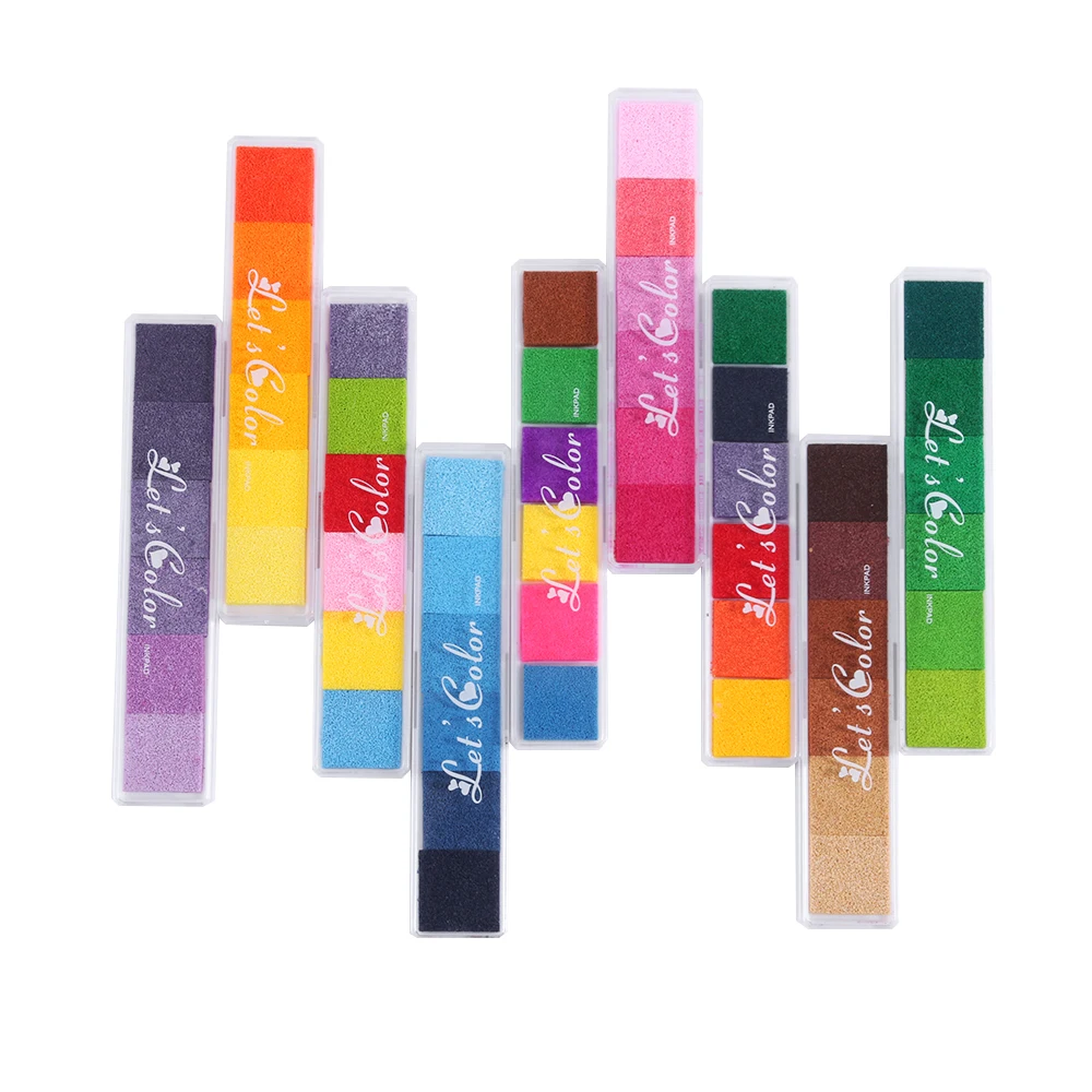Non-Toxic Gradient Color Ink Pad Inkpad Rubber Stamp Oil Based Finger Print Nice Gift for Children Stamp DIY Art
Non-Toxic Gradient Color Ink Pad Inkpad Rubber Stamp Oil Based Finger Print Nice Gift for Children Stamp DIY Art