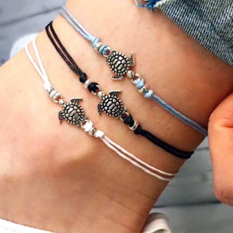 NAPOLN Foot Chain Beach Anklet Multi-layer Vintage Bohemian Anklet Bracelet For Women Boho Sea Turtle Anklet Beach Jewelry
NAPOLN Foot Chain Beach Anklet Multi-layer Vintage Bohemian Anklet Bracelet For Women Boho Sea Turtle Anklet Beach Jewelry