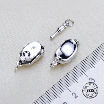 925 Sterling Silver Necklaces & Bracelets clasps for bracelets End Caps Connectors Diy Jewelry Making
925 Sterling Silver Necklaces & Bracelets clasps for bracelets End Caps Connectors Diy Jewelry Making