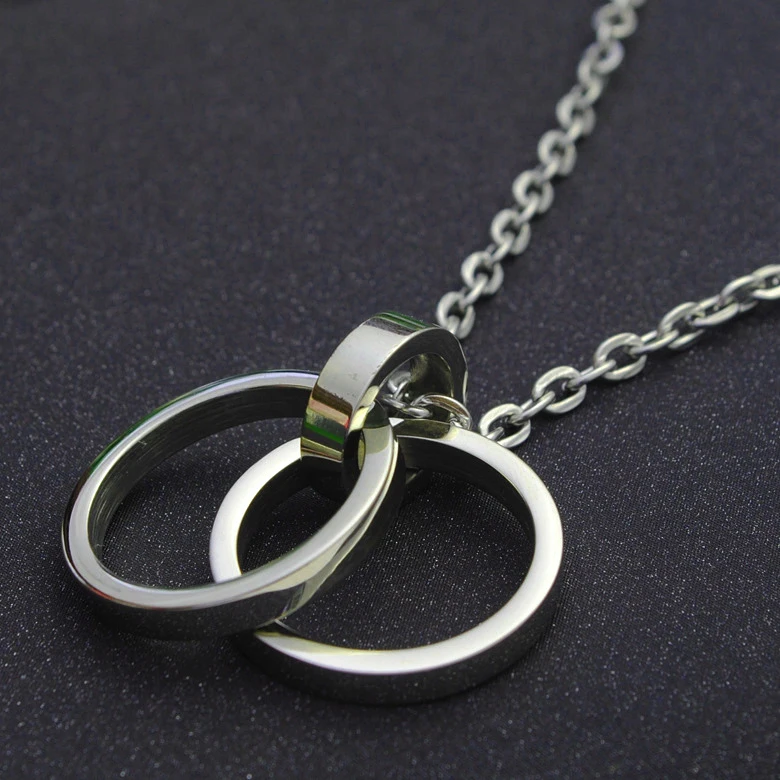 Semitree Stainless Steel Women Men Double Circle Pendant Necklace Charm Link Chain for Women Men Lover Jewelry Accessories Gifts
Semitree Stainless Steel Women Men Double Circle Pendant Necklace Charm Link Chain for Women Men Lover Jewelry Accessories Gifts