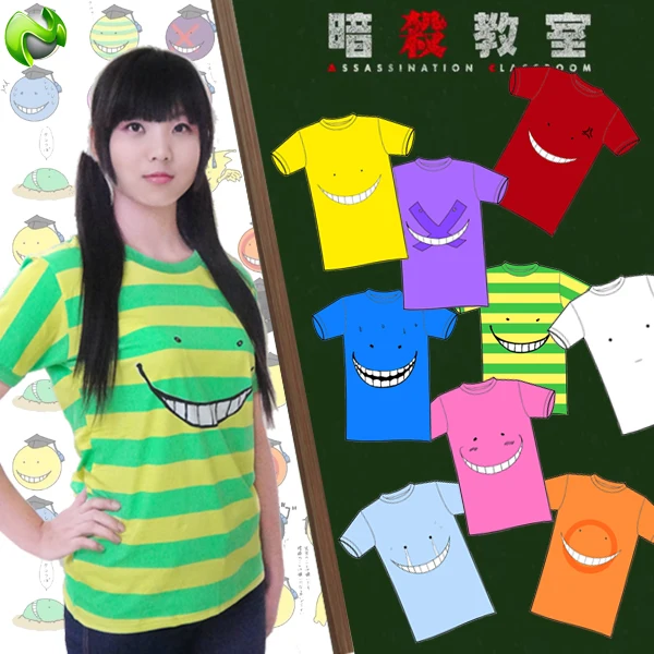 Anime Assassination Classroom Kuruse 9 faces Collection Cosplay Anime t-shirt Summer 100% Cotton top tshirt in stock free ship
Anime Assassination Classroom Kuruse 9 faces Collection Cosplay Anime t-shirt Summer 100% Cotton top tshirt in stock free ship