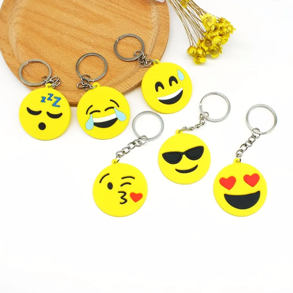 Funny Cartoon Face Keychains Colors Phone Emoji Keychain Little Yellow Smile Heart Round Plastic Car Keyring Chlidren Bag
Funny Cartoon Face Keychains Colors Phone Emoji Keychain Little Yellow Smile Heart Round Plastic Car Keyring Chlidren Bag