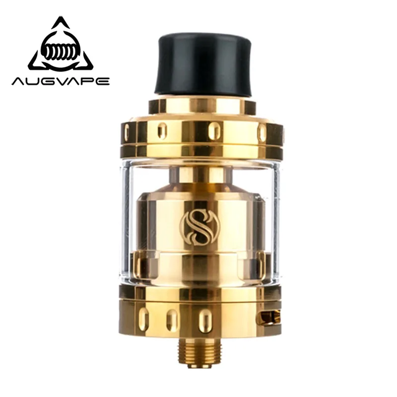 Атомайзер Augvape Merlin Mini RTA емкость 2 мл диаметр 24 мм атомайзер 510 ниток одна и две