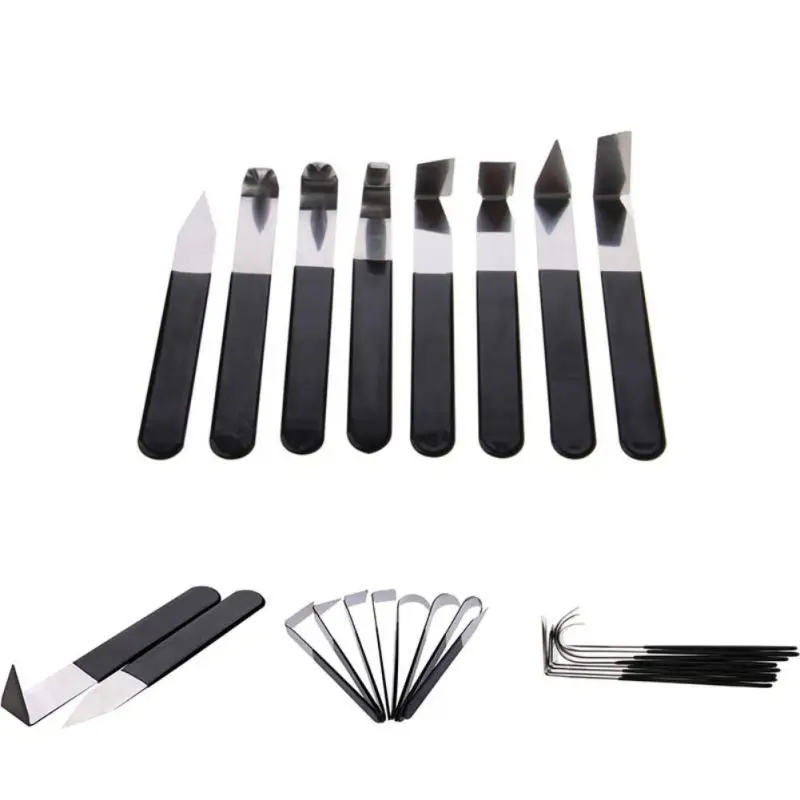 DIY Perfect New Brand Stainless Steel Pottery Clay Sculpture Carving With Rubber Handle
DIY Perfect New Brand Stainless Steel Pottery Clay Sculpture Carving With Rubber Handle