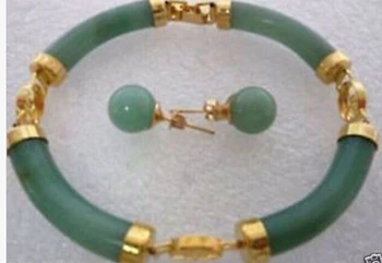 $wholesale_jewelry_wig$ Noble jewelry beautiful 18KGP green Jade earrings bracelet sets
$wholesale_jewelry_wig$ Noble jewelry beautiful 18KGP green Jade earrings bracelet sets