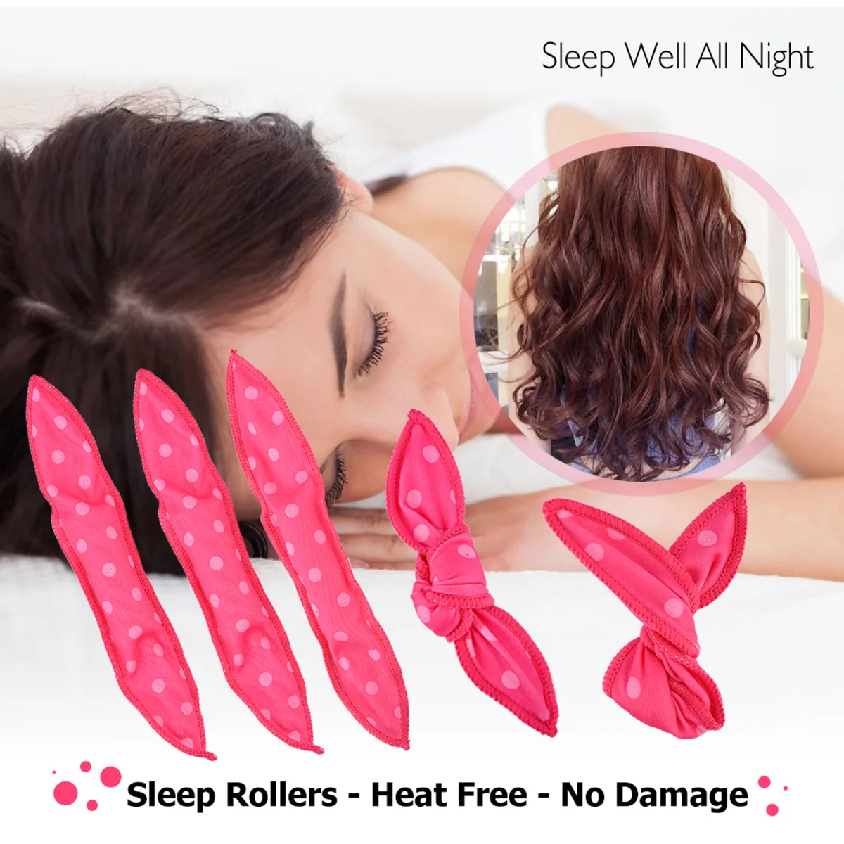 10Pcs Magic Hair Curlers Rollers Night Sleep Rabbit Butterfly Knot Hair Curler Rollers
10Pcs Magic Hair Curlers Rollers Night Sleep Rabbit Butterfly Knot Hair Curler Rollers