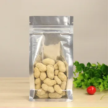 100pcs Eight side seal stand up ziplock bag food candy powder coffee packing bags large small translucent silver pouch package
100pcs Eight side seal stand up ziplock bag food candy powder coffee packing bags large small translucent silver pouch package