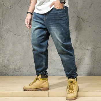 2019 Spring New Products Japanese Tide Brand Jeans Men's Holes Loose Large Size Denim blue Trousers ripped jeans for Men
2019 Spring New Products Japanese Tide Brand Jeans Men's Holes Loose Large Size Denim blue Trousers ripped jeans for Men