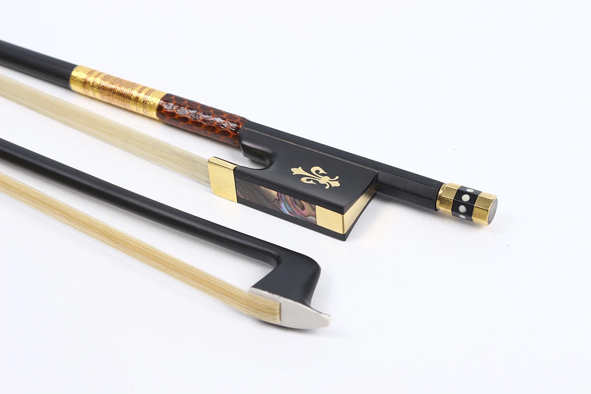 yinfente 4/4 Violin Bow Black Carbon Mixed Bow Stick Great Blance AAA Natural Horsetail
yinfente 4/4 Violin Bow Black Carbon Mixed Bow Stick Great Blance AAA Natural Horsetail