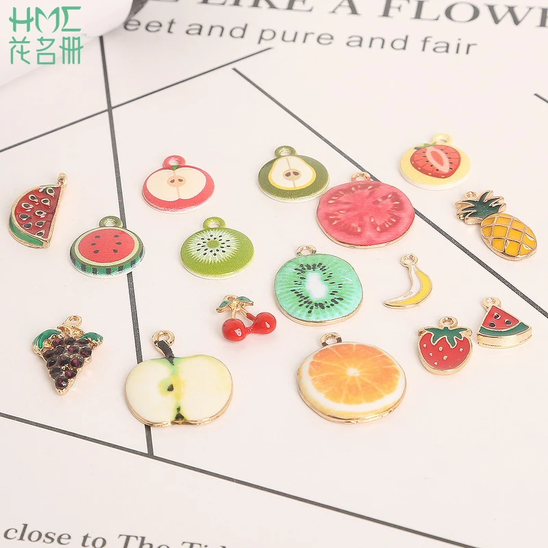 Wholesale Enamel Watermelon/StrawberryLemon Shape Charms Pendants Electroplating KC Gold Color For DIY Jewelry Accessories
Wholesale Enamel Watermelon/StrawberryLemon Shape Charms Pendants Electroplating KC Gold Color For DIY Jewelry Accessories