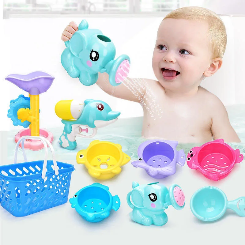 Children's Bath Toys 9 Sets Of Infants Water Toys Parent-Child Interaction Early Education Pattern Water Spray Rich In Fun 2018
Children's Bath Toys 9 Sets Of Infants Water Toys Parent-Child Interaction Early Education Pattern Water Spray Rich In Fun 2018