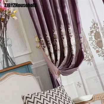 Curtains for Living Dining Room Bedroom Window Purple Italy Velvet Embroidered Luxury Door Tulle Curtain Screen High Shading
Curtains for Living Dining Room Bedroom Window Purple Italy Velvet Embroidered Luxury Door Tulle Curtain Screen High Shading