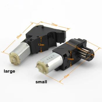 Miniature Geared DC Motor Small Mini Motor 3V 5V Black Digital Camera Geared Motors for DIY Toy
Miniature Geared DC Motor Small Mini Motor 3V 5V Black Digital Camera Geared Motors for DIY Toy