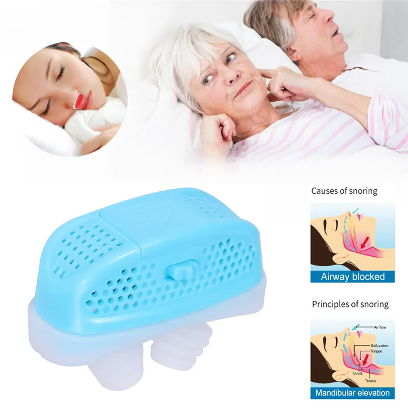 

Electric Silicone Anti Snore New Nose Stopping Breathing Apparatus Sleeping Aid Using Battery Style Mini Relieve Snoring Device