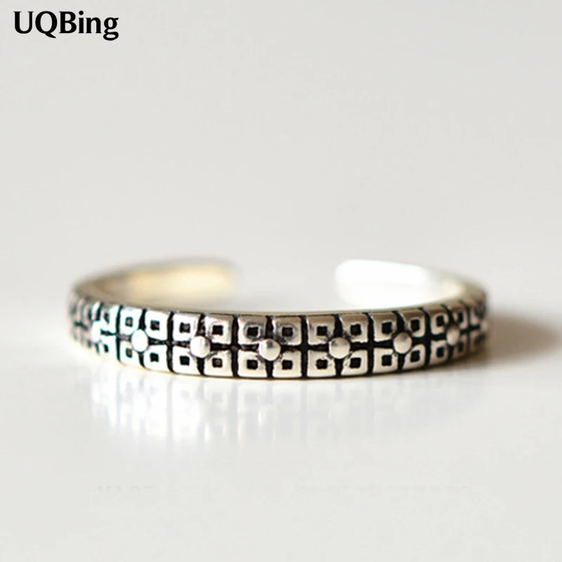New Arrival 925 Sterling Silver Retro Silver Ring Oepn Rings For Women Girl Jewelry Drop Shipping
New Arrival 925 Sterling Silver Retro Silver Ring Oepn Rings For Women Girl Jewelry Drop Shipping