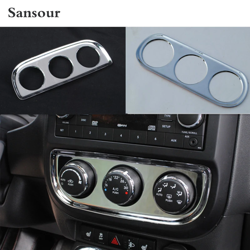 Sansour ABS Chrome Air conditioning knobs Cover trim for Jeep Compass for Patriot 2011-2015 Auto Accessories
Sansour ABS Chrome Air conditioning knobs Cover trim for Jeep Compass for Patriot 2011-2015 Auto Accessories