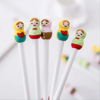 9pcs/lot New Kawaii doll gel pen/Good quality/0.38mm black ink/School supplies/ Gift stationery/papelaria G135
9pcs/lot New Kawaii doll gel pen/Good quality/0.38mm black ink/School supplies/ Gift stationery/papelaria G135