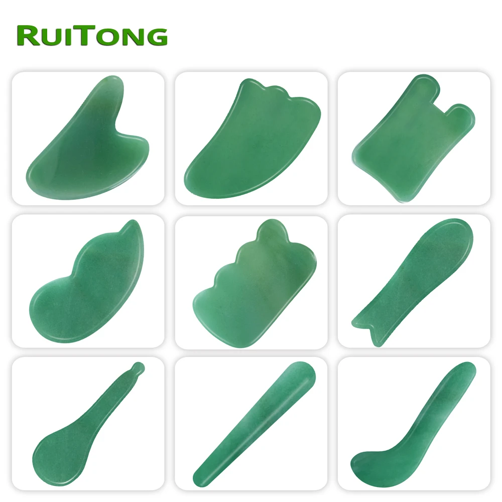 Drop Shipping Jade Gua Sha Face Massage Green Guasha Massager Natural Jade Scraping Board Body Gua Sha Massage Stone
Drop Shipping Jade Gua Sha Face Massage Green Guasha Massager Natural Jade Scraping Board Body Gua Sha Massage Stone