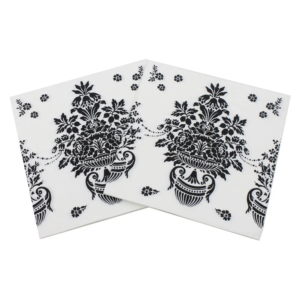 20PCS Printed Damask Flower Paper Napkin Party Favors Tableware Vintage Event Birthday Party Tissue Decoration Decoupage
20PCS Printed Damask Flower Paper Napkin Party Favors Tableware Vintage Event Birthday Party Tissue Decoration Decoupage