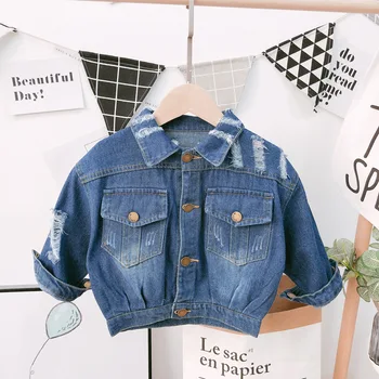 Unisex Denim Kids Jackets for Girls Baby Boy Coat Casual Ripped Kids Clothing 2019 Autumn Toddler Boys Outwear 2 3 4 5 6 Years
Unisex Denim Kids Jackets for Girls Baby Boy Coat Casual Ripped Kids Clothing 2019 Autumn Toddler Boys Outwear 2 3 4 5 6 Years