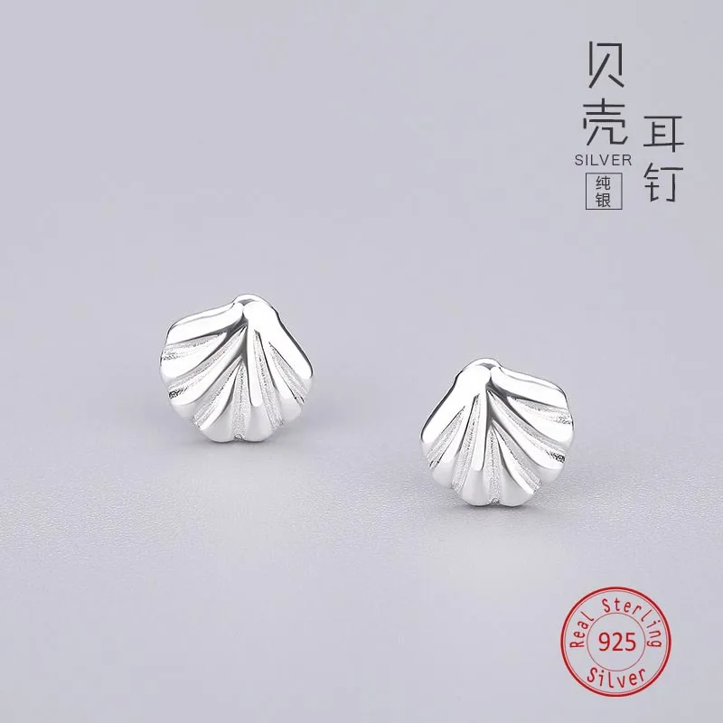High quality 925 sterling silver crystal earrings with cz stone Trendy sea shell earrings for women jewelry silver S925
High quality 925 sterling silver crystal earrings with cz stone Trendy sea shell earrings for women jewelry silver S925