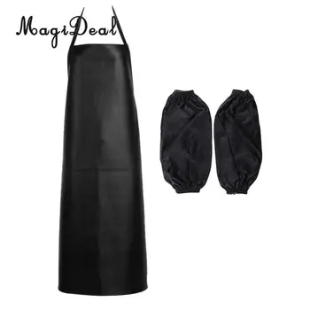 MagiDeal Black Waterproof PU Apron Home Kitchen Cooking Apron Dress +Sleeves Cuffs
MagiDeal Black Waterproof PU Apron Home Kitchen Cooking Apron Dress +Sleeves Cuffs