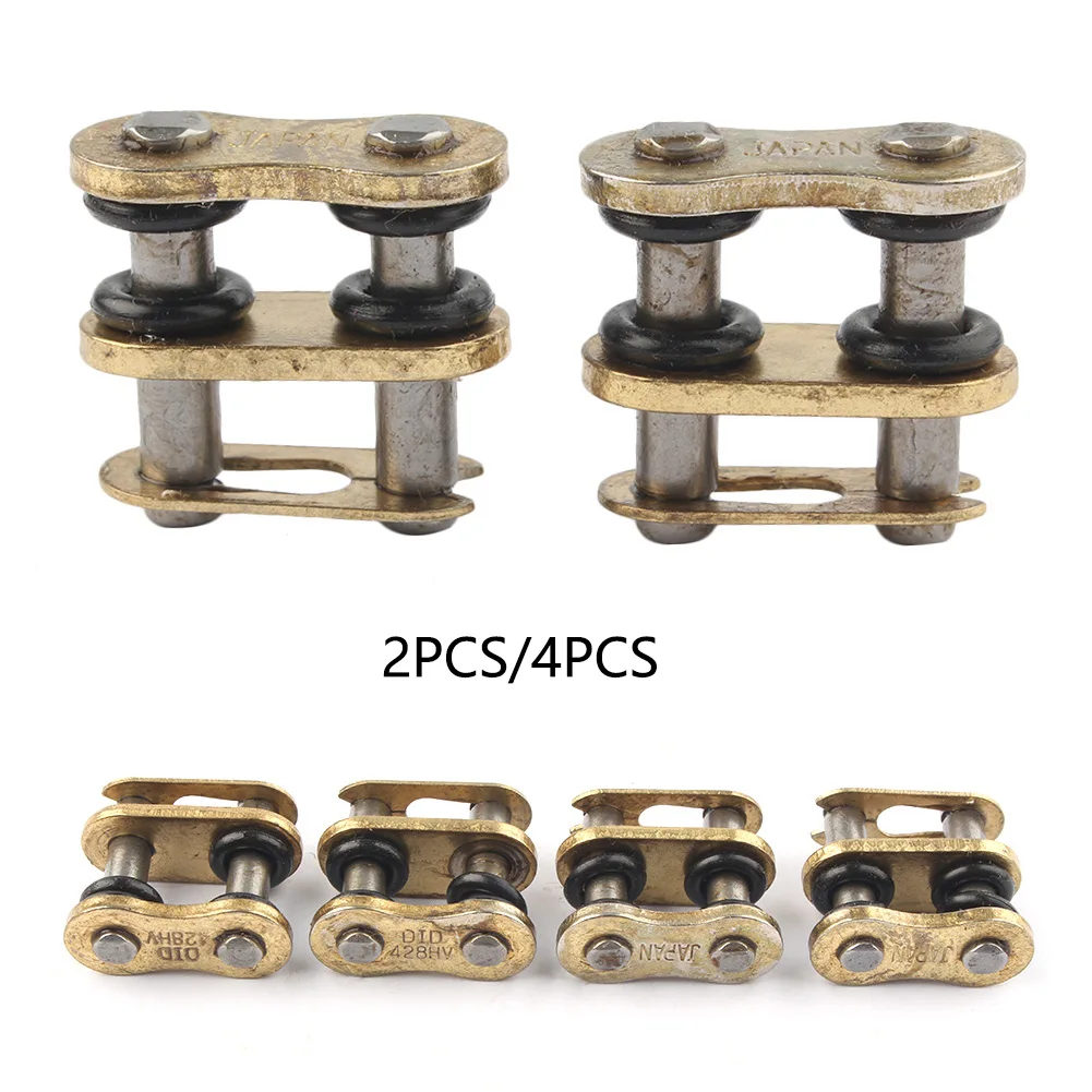2 * 428 HV O-ring Heavy Duty Chain Connecting Master Link Motorcycle ATV Go Kart For Honda Harley Kawasaki Yamaha Suzuki ect.
2 * 428 HV O-ring Heavy Duty Chain Connecting Master Link Motorcycle ATV Go Kart For Honda Harley Kawasaki Yamaha Suzuki ect.