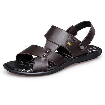 big size mens casual cow leather summer seaside shoes outdoor open toe beach sandals flat flip flop black brown slippers zapatos
big size mens casual cow leather summer seaside shoes outdoor open toe beach sandals flat flip flop black brown slippers zapatos