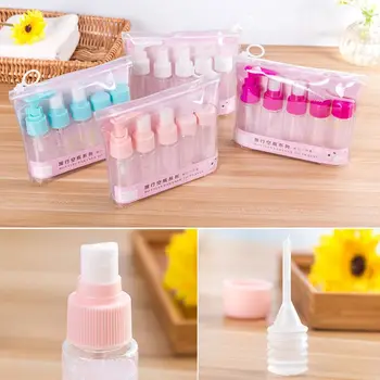 7Pcs Portable Refillable Empty Bottles Set Makeup Pump Spray Container Plastic Screw Cap Dispenser Clear Organizer With Notes
7Pcs Portable Refillable Empty Bottles Set Makeup Pump Spray Container Plastic Screw Cap Dispenser Clear Organizer With Notes